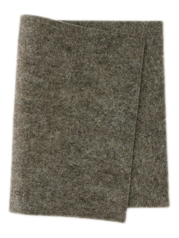 Wollfilz dunkelbeige • 100 % reine Wolle