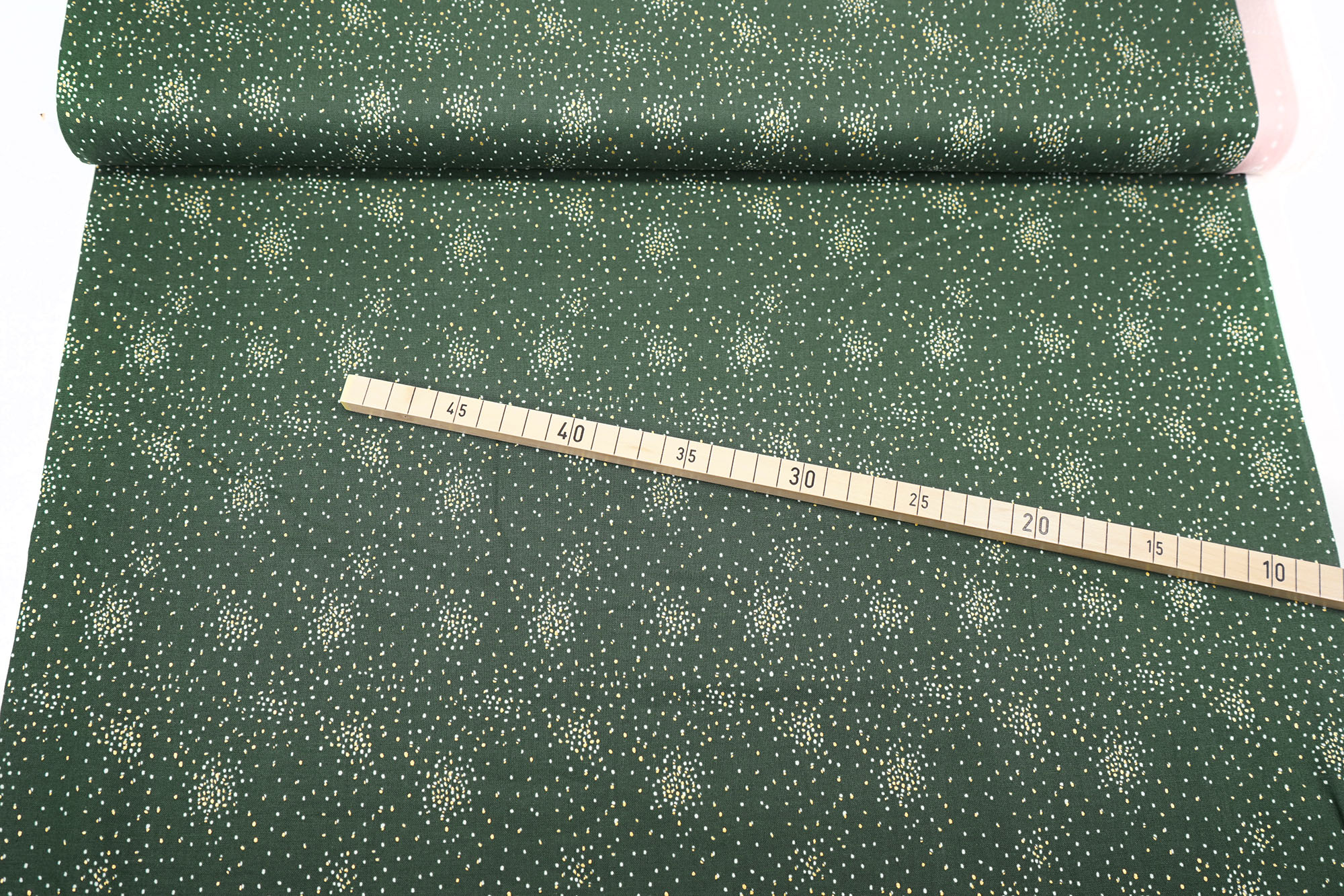 Cotton + Steel • Basics • Clusters • Evergreen Metallic