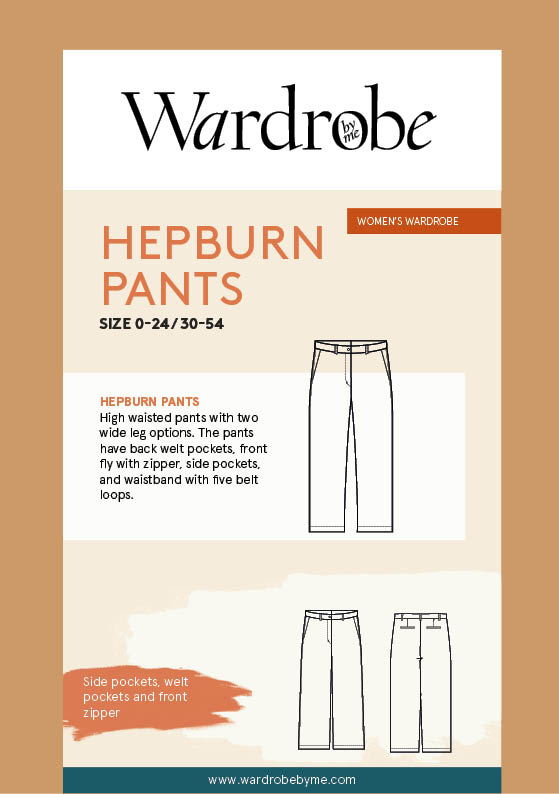 Hepburn Pants, Papierschnitt,Wardrobe by me,Deckblatt