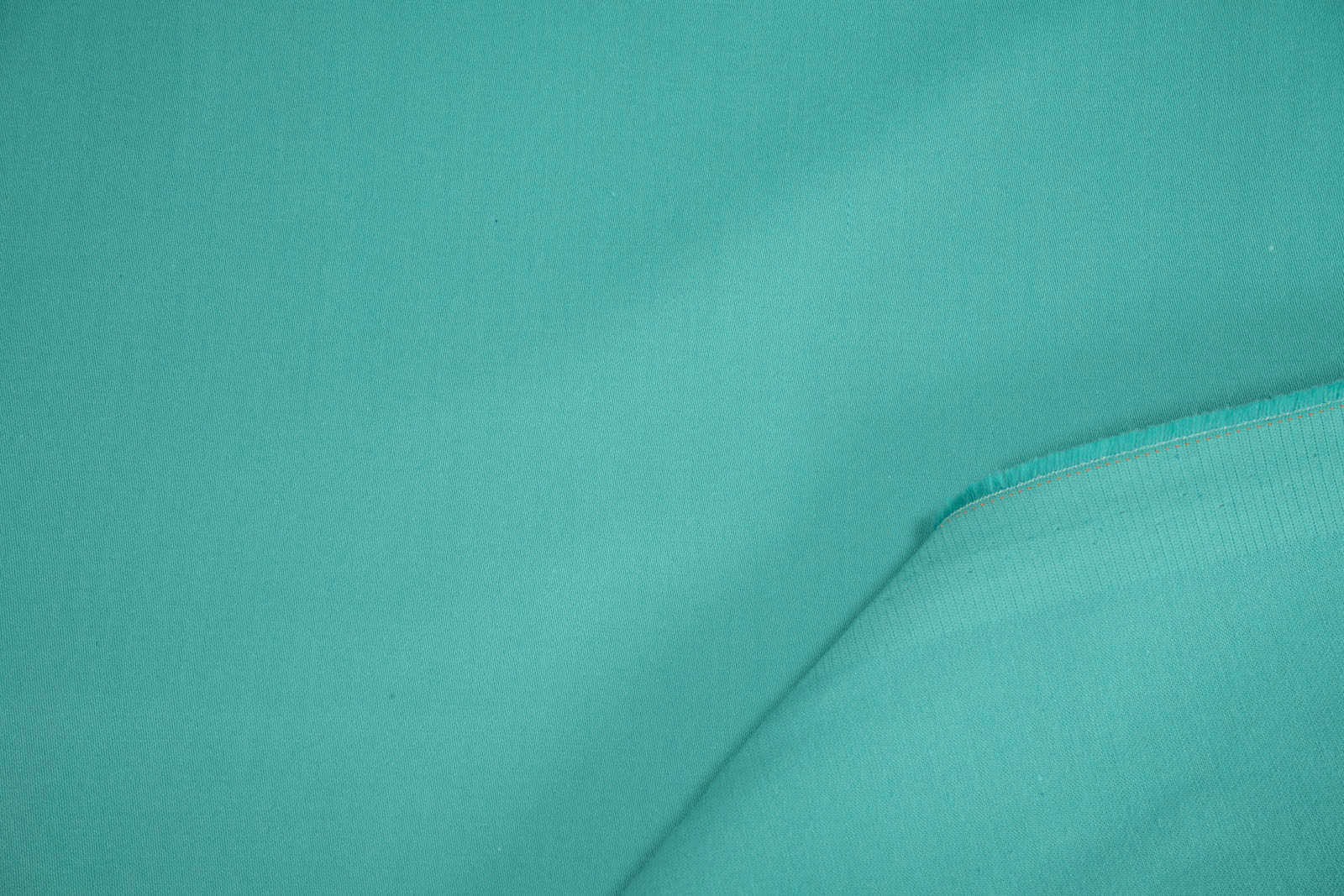 Baumwoll-Satin leicht elastisch hell türkis