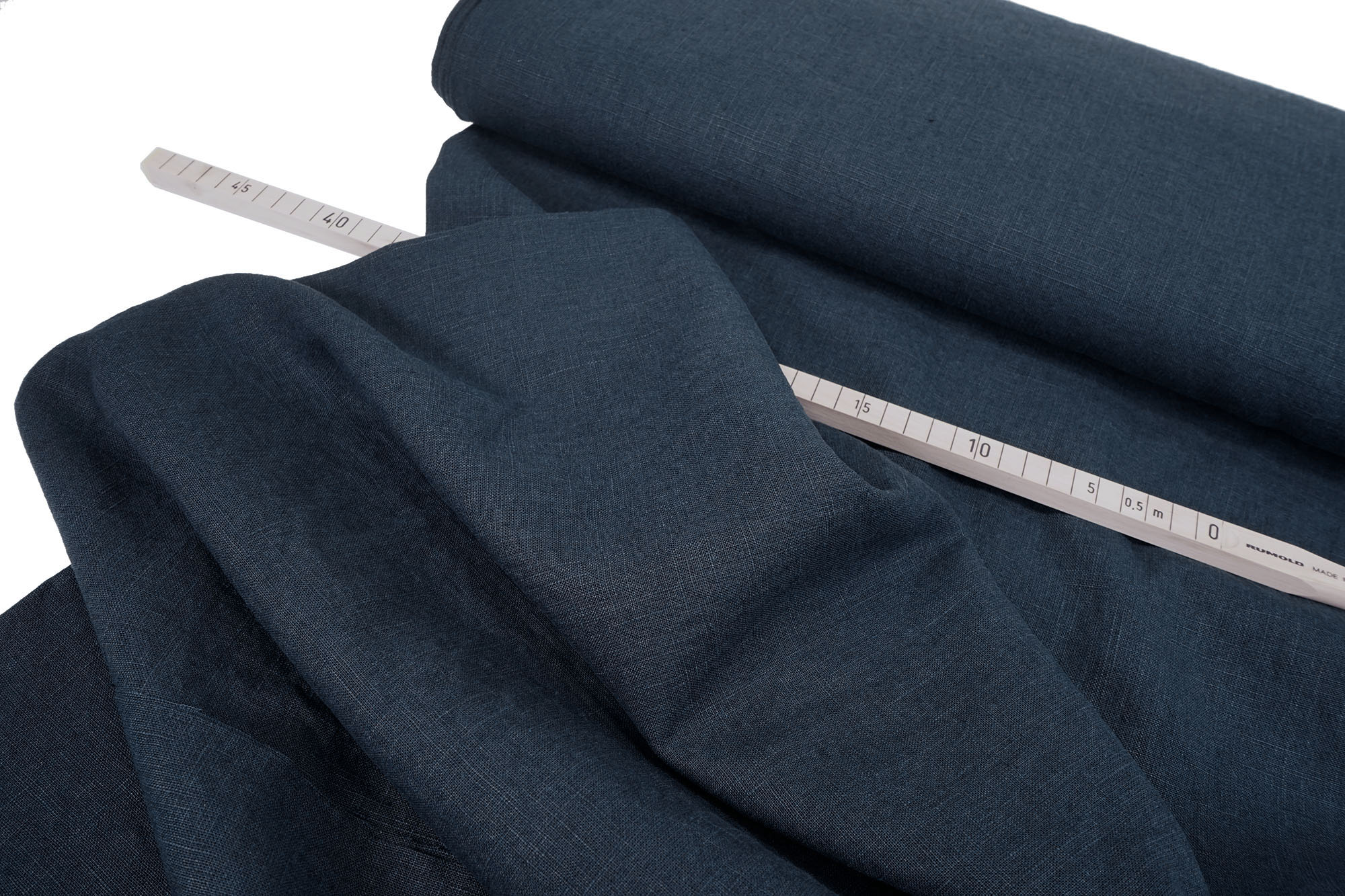 Reines Leinen • Damiel • uni • navy • vorgewaschen