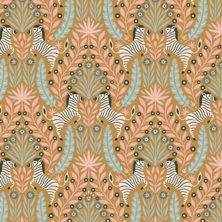 Cotton + Steel • Savanna • Zesty Zebra • Bushwillow Fabric