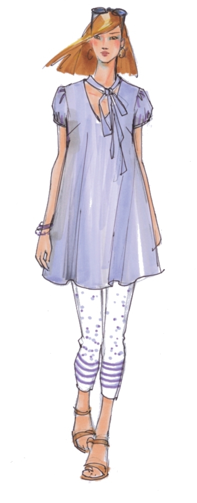 Tunika Moana • Papierschnittmuster • Schnittmuster Berlin