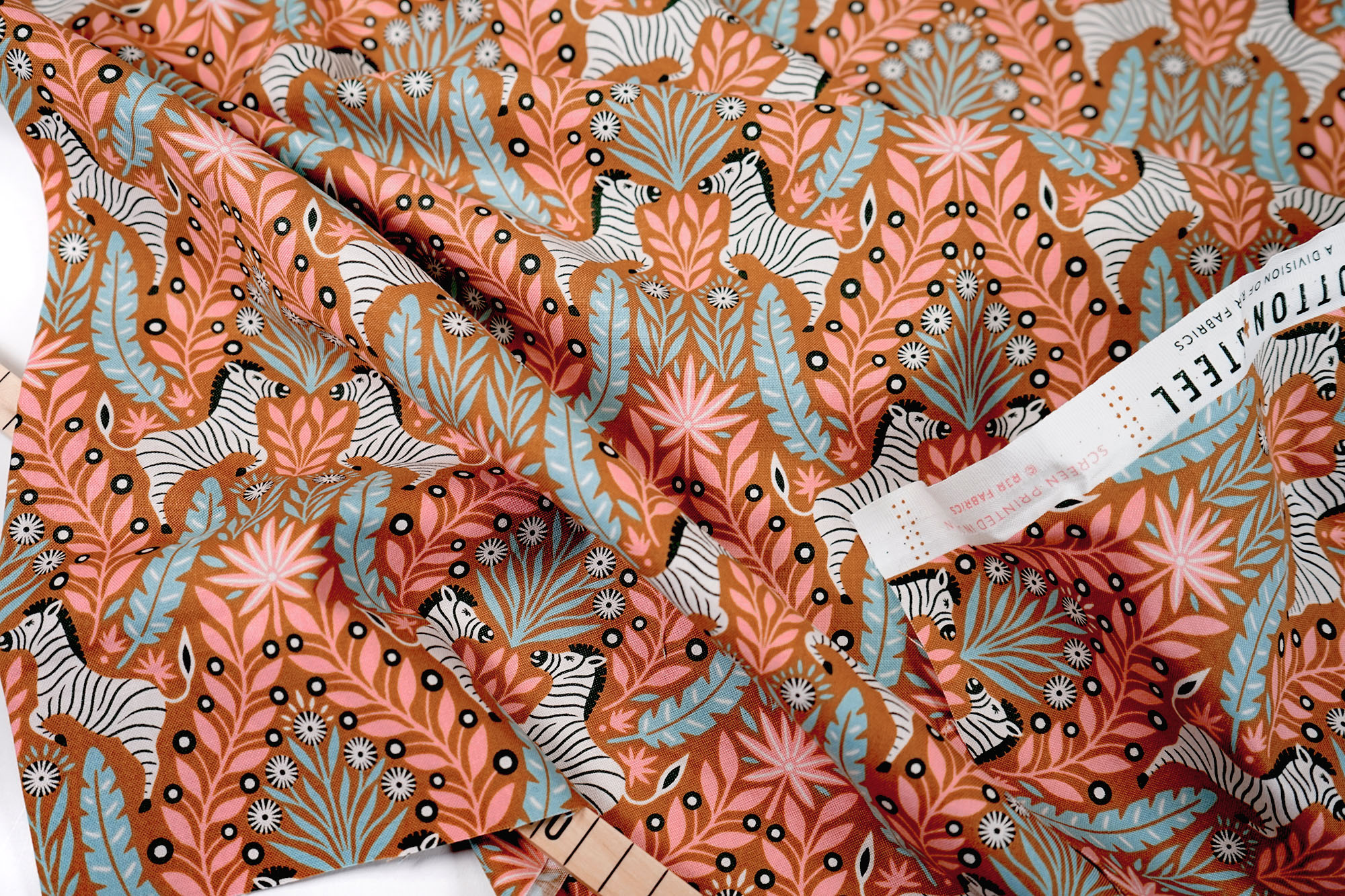 Cotton + Steel • Savanna • Zesty Zebra • Bushwillow Fabric