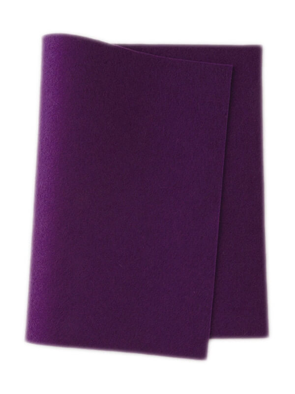 Wollfilz lila • 100 % reine Wolle