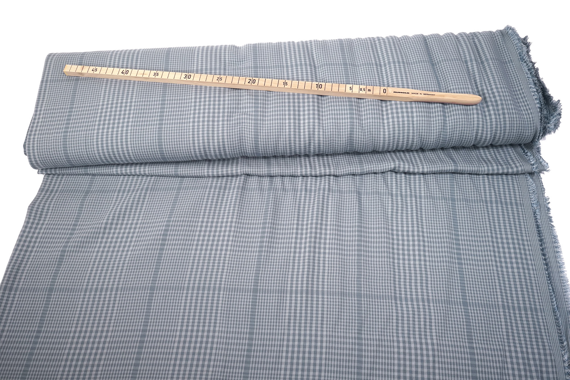 meet MILK Viskose Two-Tone Plaid sky