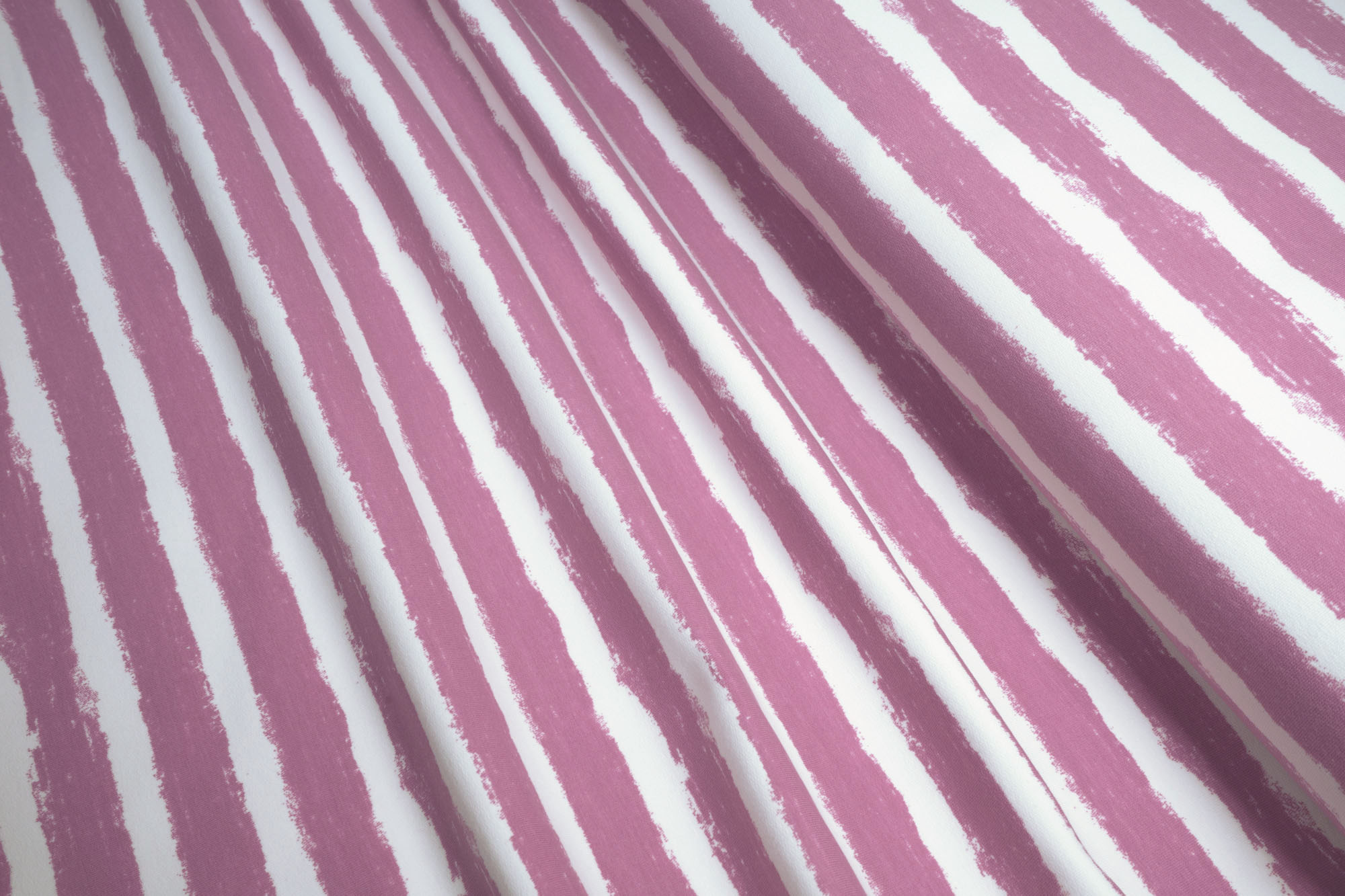 BIO-Sweat French Terry Stoffonkel aufgeraut Mellow Stripes vintage rose