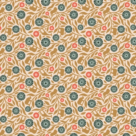 Cotton + Steel • Savanna • Floral Disguise • Delicate Balance Fabric
