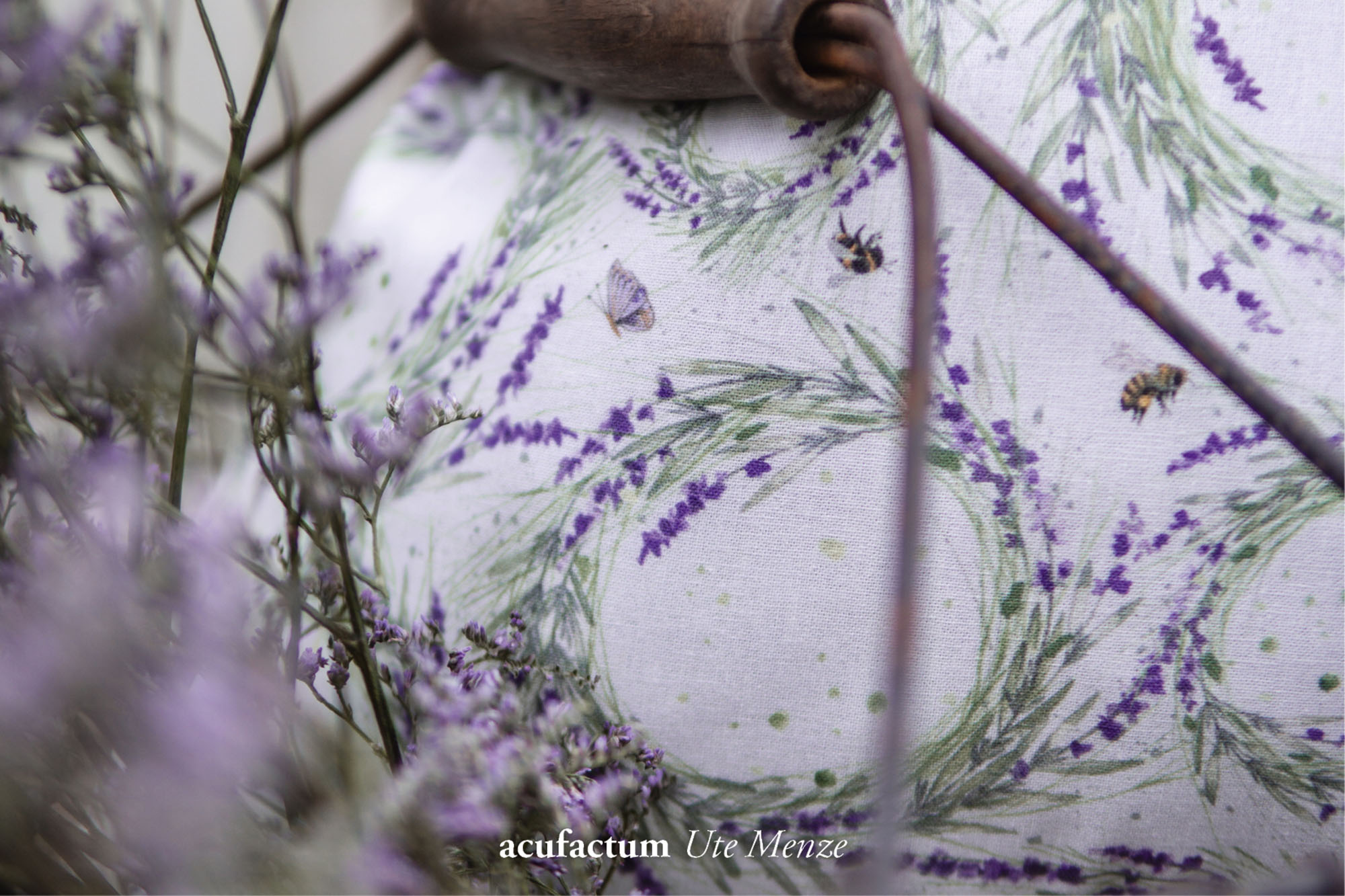 acufactum • Baumwollstoff • Lavendelkränze • Kerstin Heß