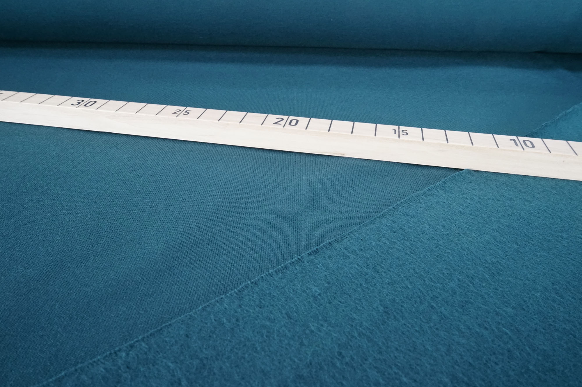 Baumwoll French Terry • uni • admiralblau • aufgeraut