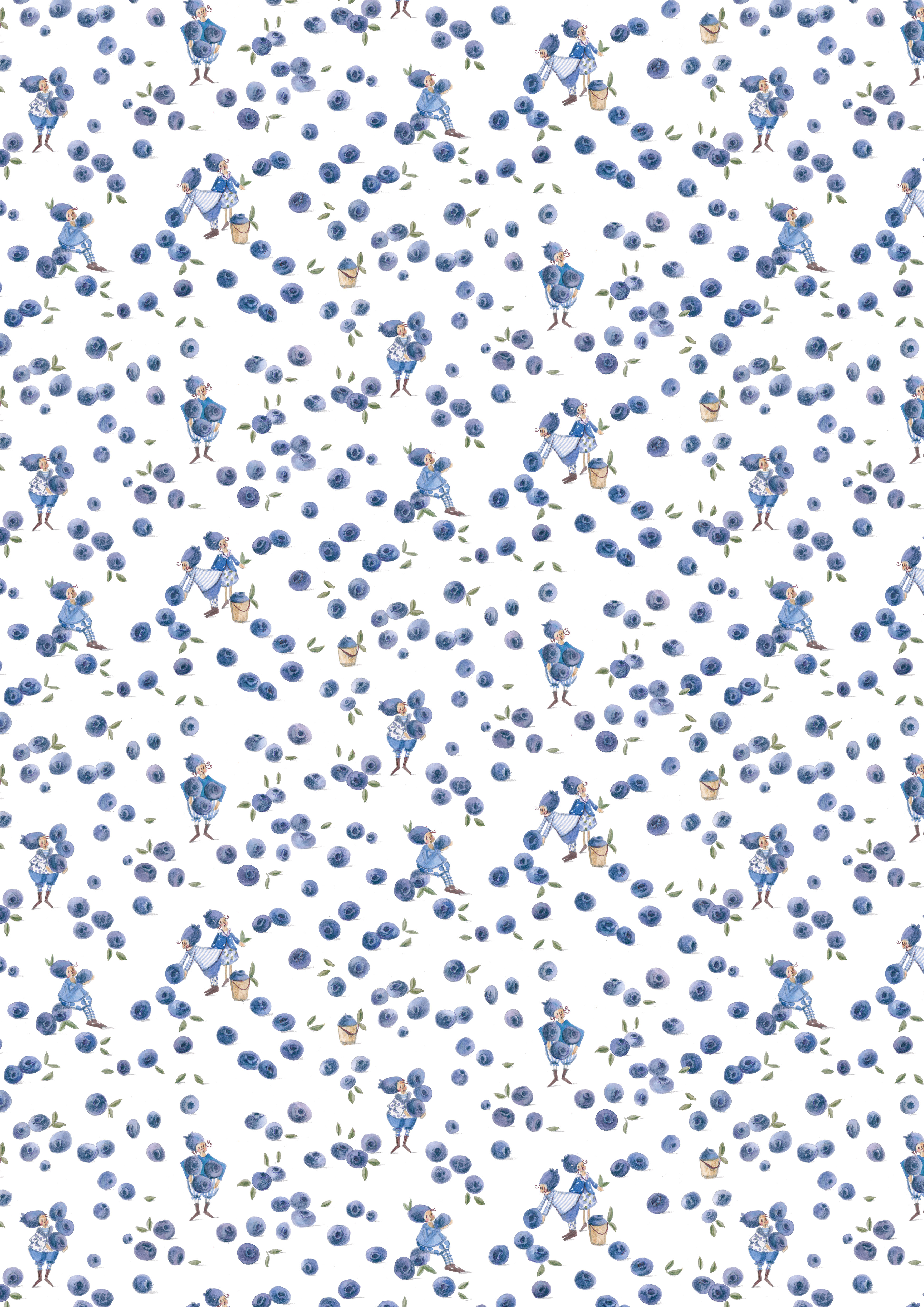 acufactum • Baumwollstoff • Blaubeerwichtel • Silke Leffler