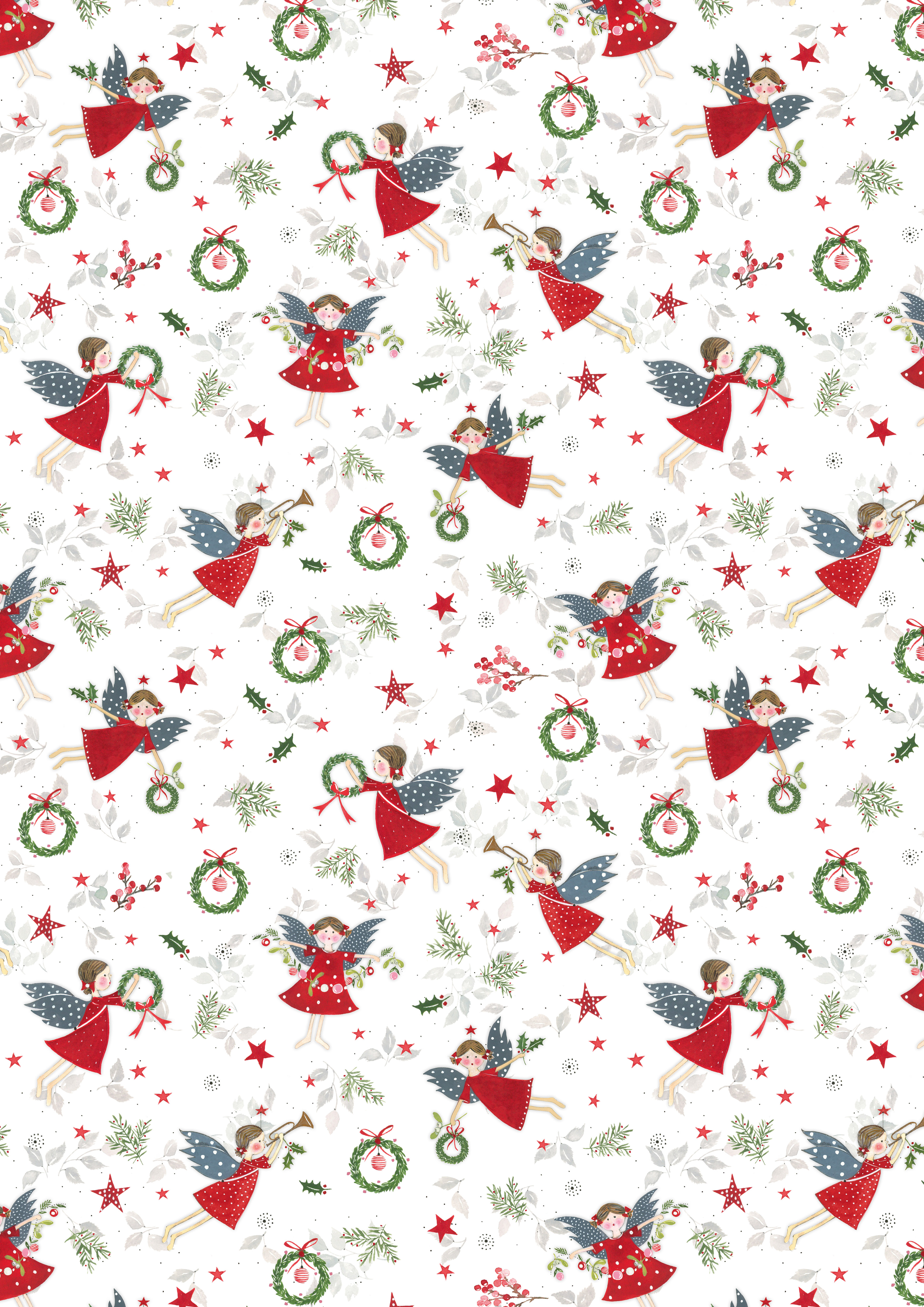 acufactum • Baumwollstoff • Weihnachtsengel • Kerstin Heß