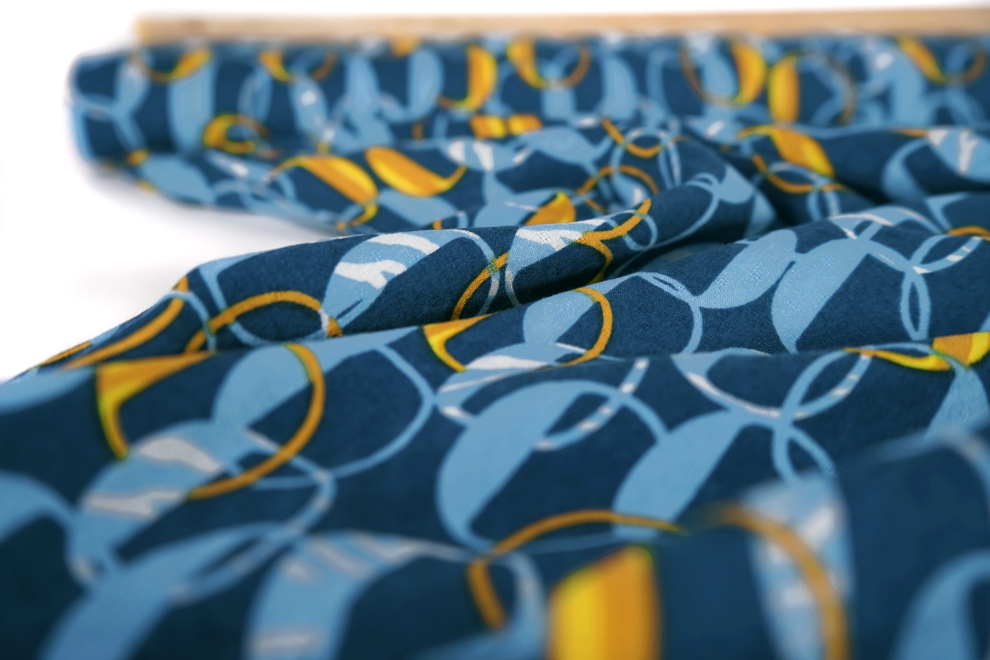 Viskose Kettenringe dunkelblau by Milliblu’s