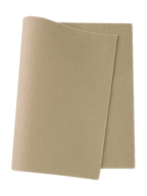 Wollfilz sand • 100 % reine Wolle