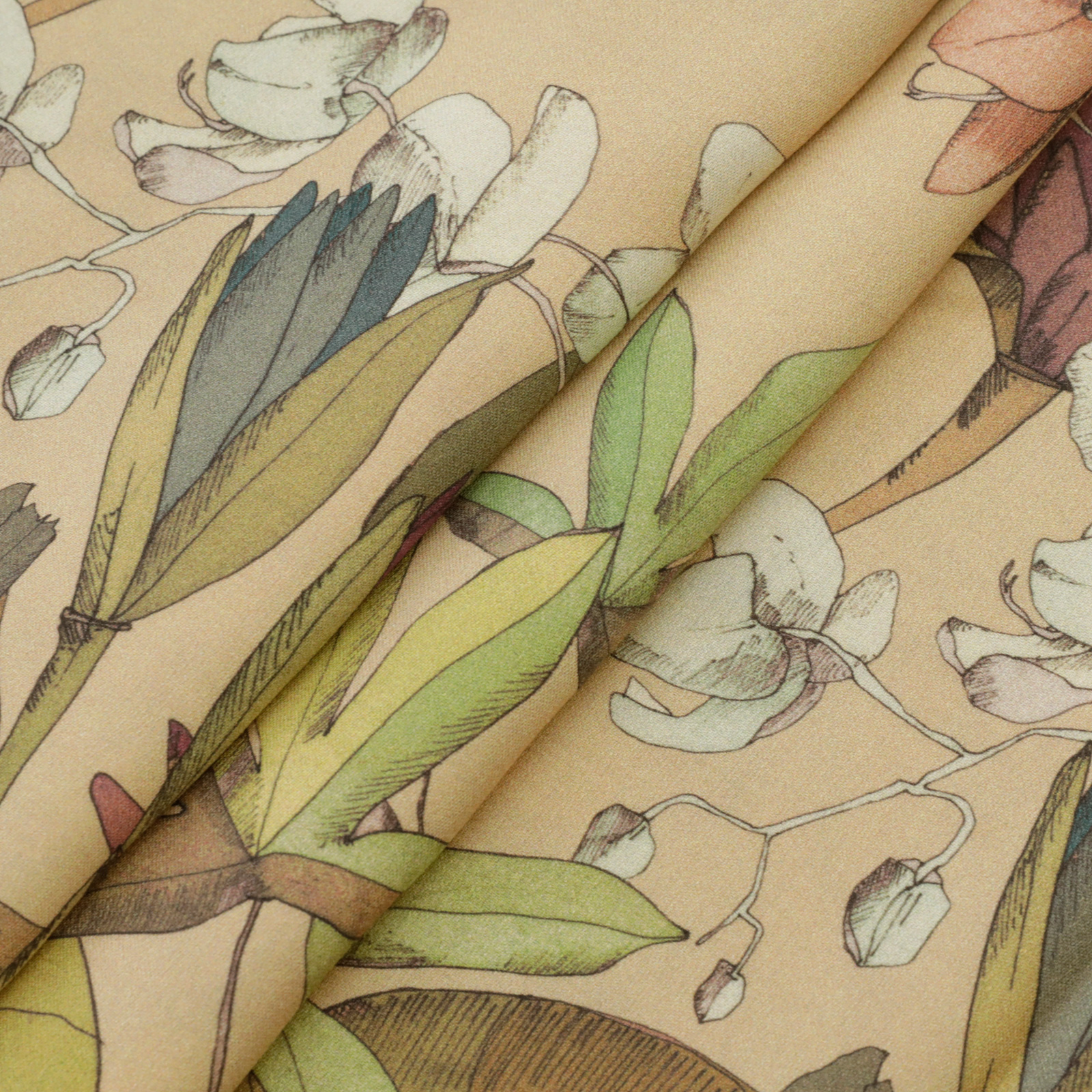 C. PAULI • Tropical Flowers • Viskose-Satin • EcoVero™