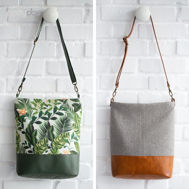 Tasche und Shopper Ann und Louise • Papierschnittmuster • by Pattydoo