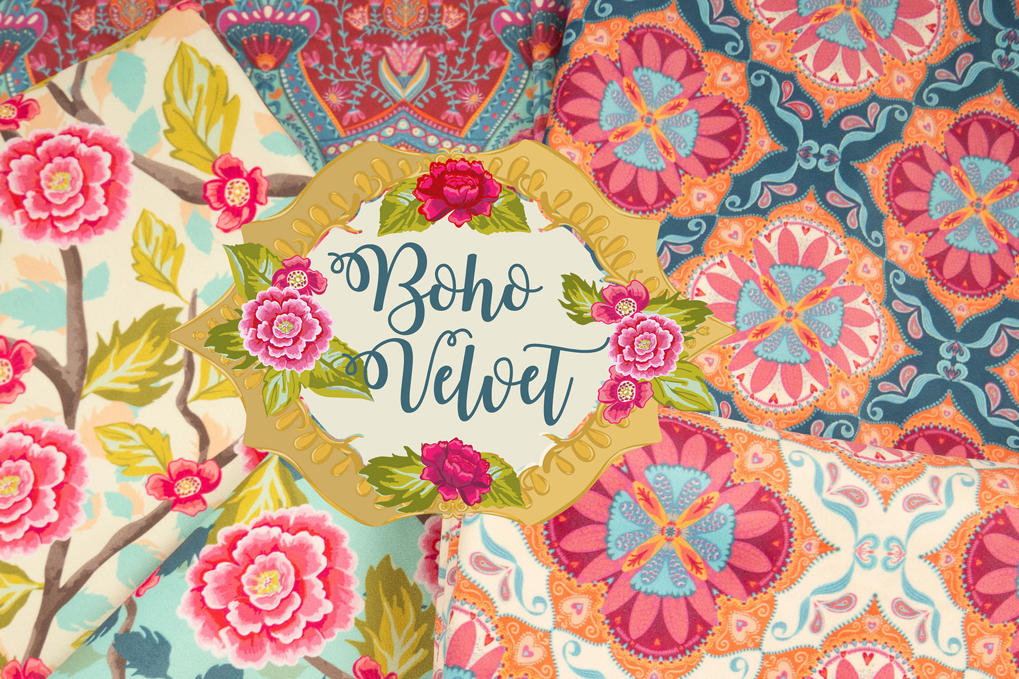 Samt • Boho Velvet • Bienvenido Colorido 010