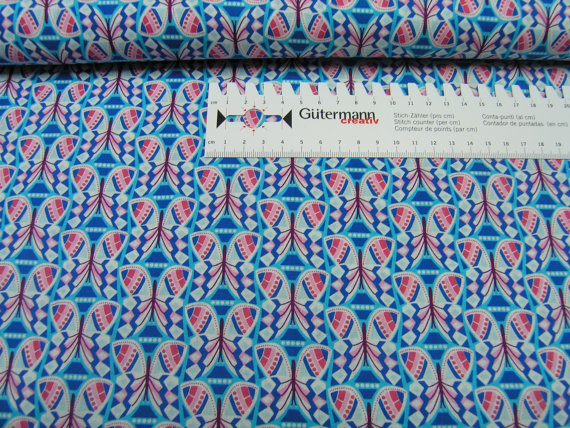 Jolijou • Flutter Flirt • blau • Baumwoll Stoff