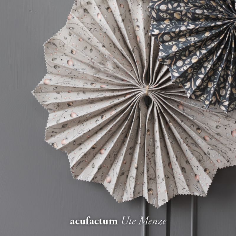 acufactum • Baumwollstoff • Fruchtstände • Sophia Drescher