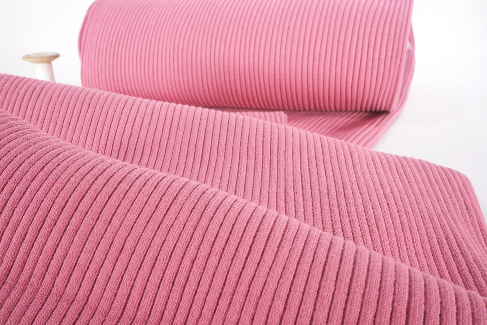 Grobstrickbündchen/Heavy Rib altrosa