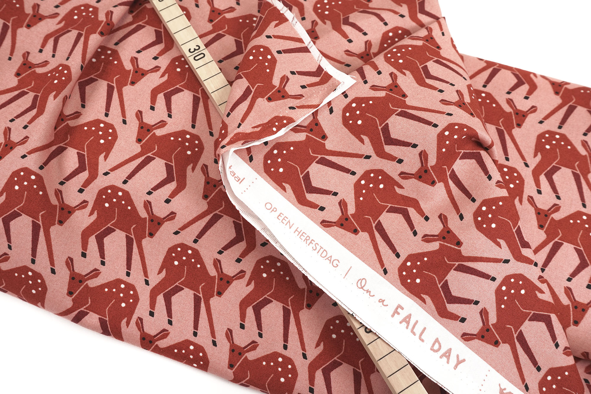 Cotton + Steel • On A Fall Day • Fawn • Dawn • Loes van Oosten