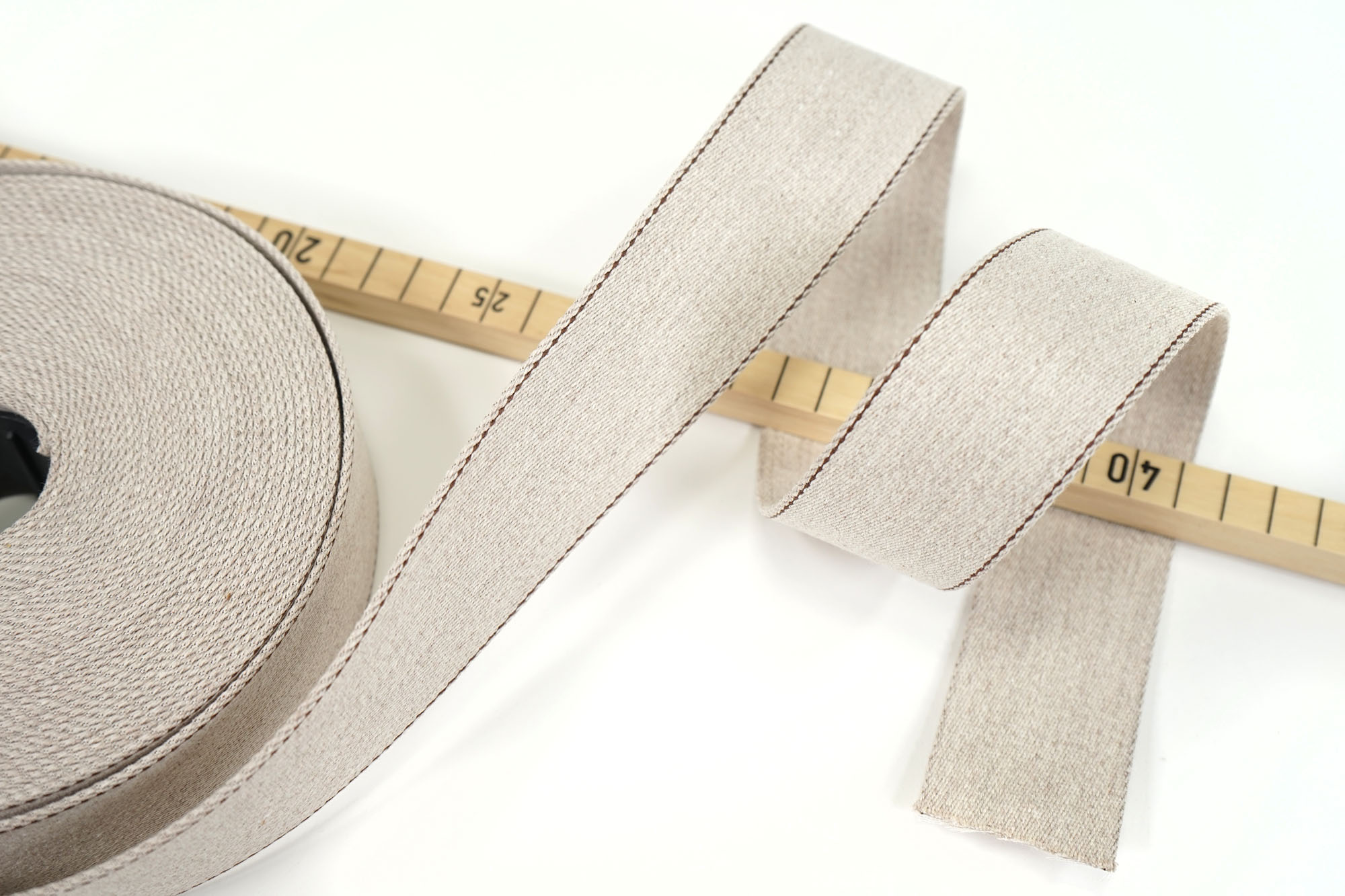 Gurtband • Doubleface • 40 mm • beige
