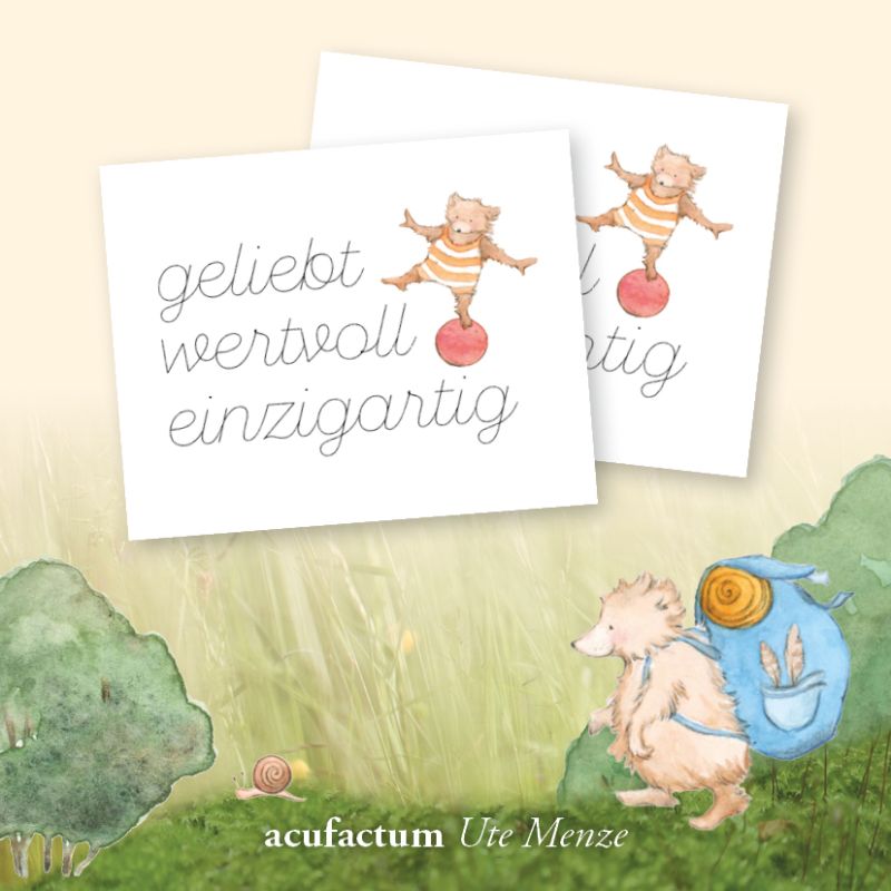 acufactum • Patch • Geliebt, wertvoll, einzigartig