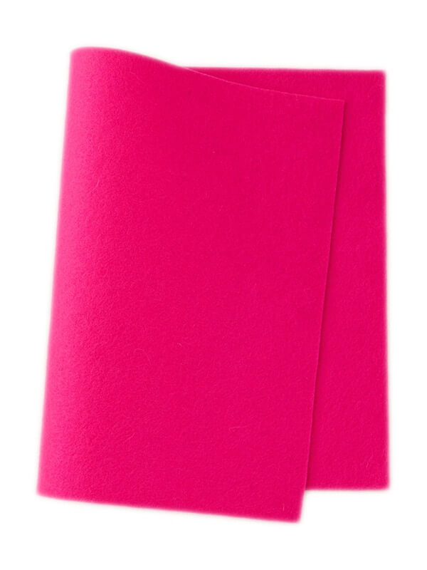 Wollfilz pink • 100 % reine Wolle