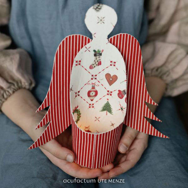 acufactum • Baumwollstoff • Weihnachtsornamente • Kerstin Heß