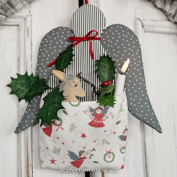 acufactum • Baumwollstoff • Weihnachtsengel • Kerstin Heß