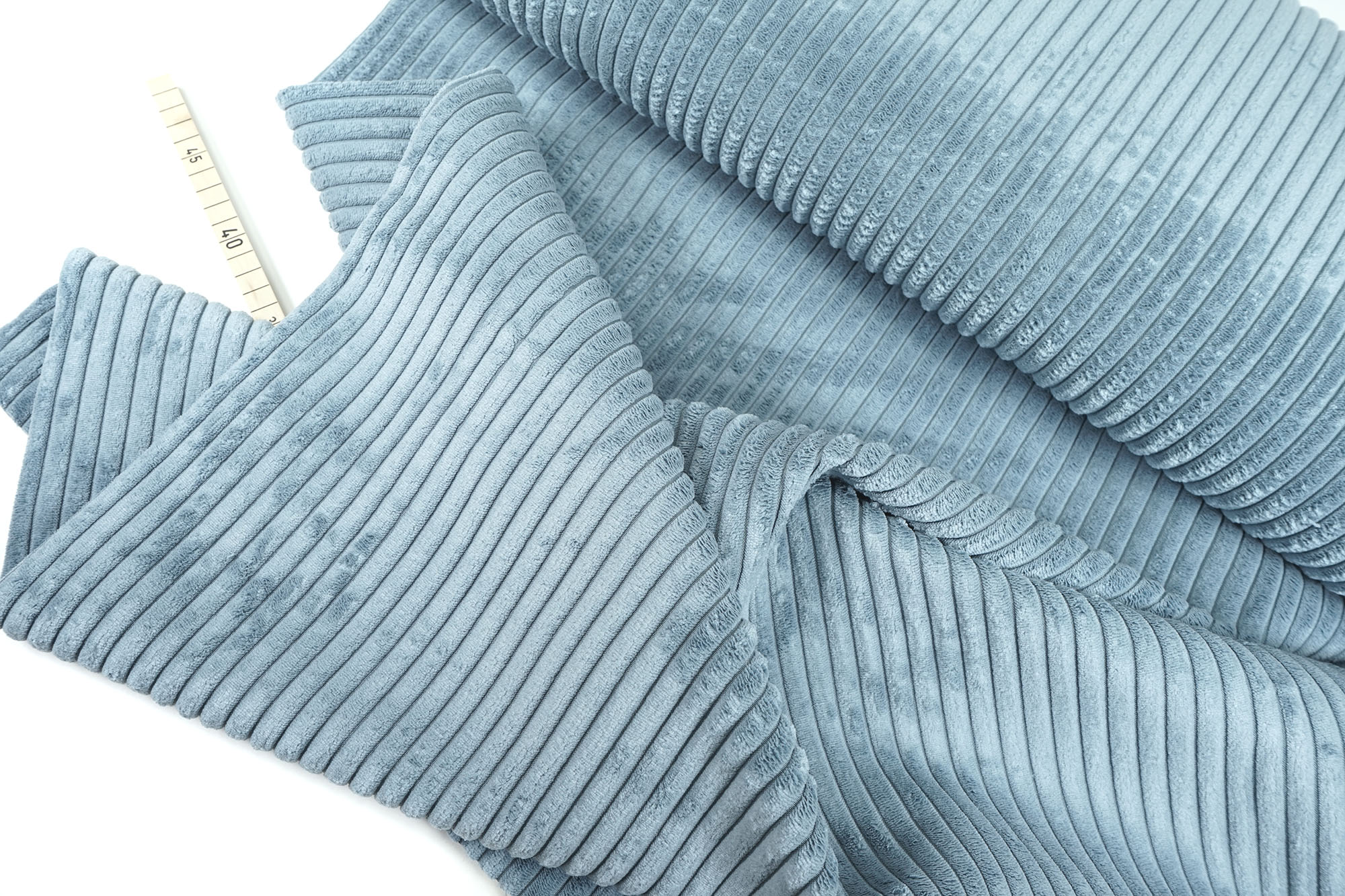 Breitcord • Cord Samt • Wanja • rauchblau