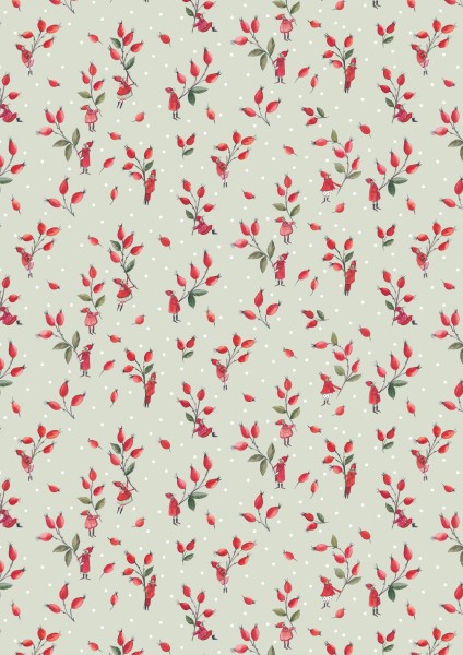 acufactum • Baumwollstoff • Hagebuttentanz • Silke Leffler