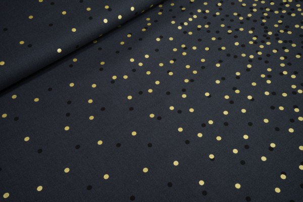 Moda Ombre Confetti metallic New Soft Black by Vanessa Christenson