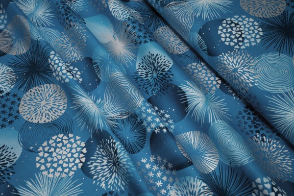 RJR Fabrics Shiny Objects Sweet Somethings Bonbon Blueberry Flaurie Finch