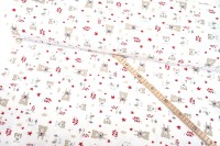 Vorschau: Baumwolljersey • Bär mit Sternen • weiß Vorschau: Baumwolljersey • Bär mit Sternen • weiß