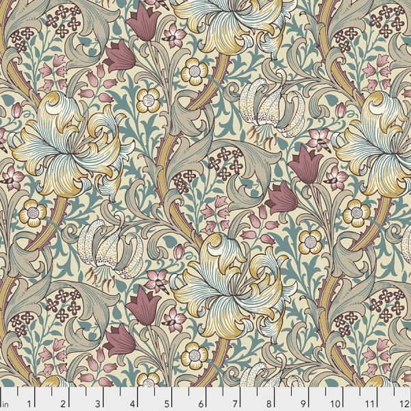 Free Spirit • Morris & Co. • Golden Lily • Dusk