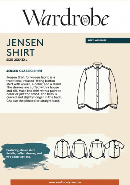 Men's Shirt Jensen • Papierschnitt • Wardrobe by me
