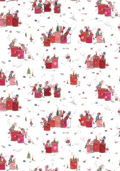 acufactum • Baumwollstoff • Fadenspiel Weihnachten • Silke Leffler