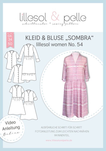 Bluse Sombra • women No.54 • Papierschnitt • lillesol & pelle