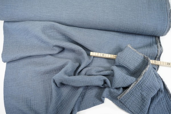 Musselin • Double Gauze • Melange • denim