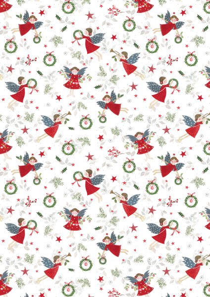acufactum • Baumwollstoff • Weihnachtsengel • Kerstin Heß